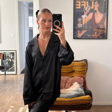 Load image into Gallery viewer, Oversized Satin Pyjama Set
